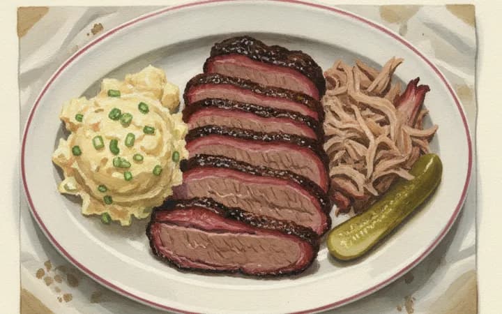 Illustration of the kind of dish InterStellar BBQ is known for