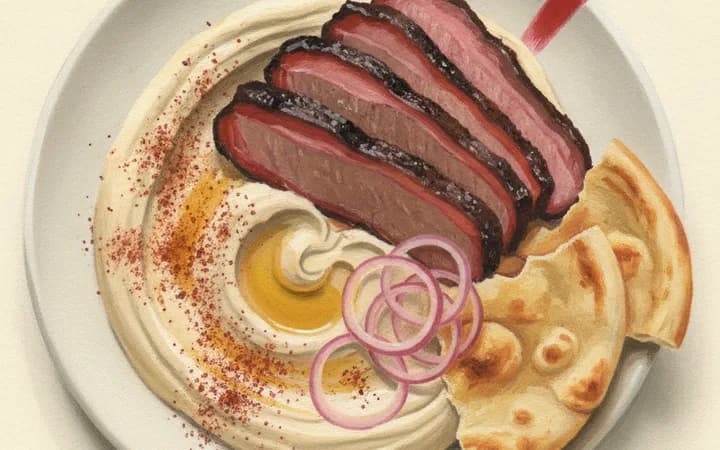 Illustration of the kind of dish KG BBQ is known for