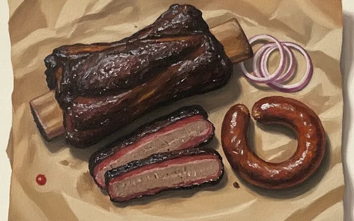 Illustration of the kind of dish la Barbecue is known for