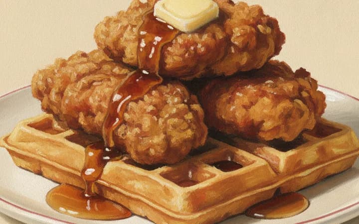 Illustration of the kind of dish 24 Diner is known for