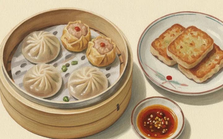 Illustration of the kind of dish Wu Chow is known for