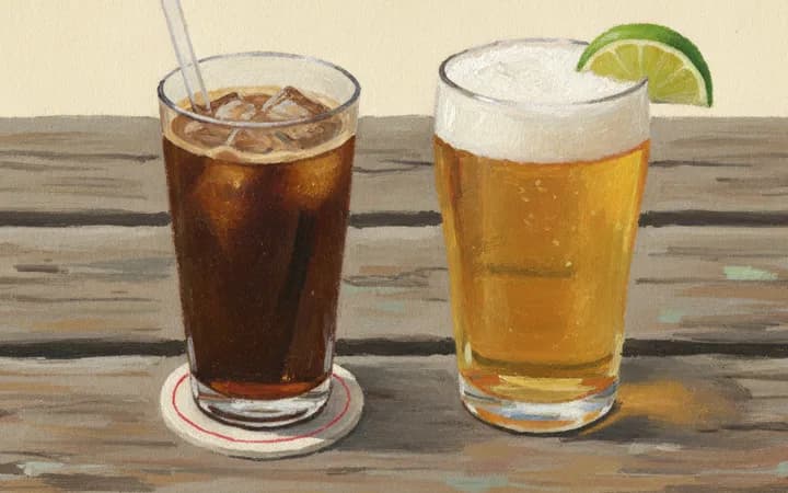 Illustration of the kind of dish Cosmic Coffee & Beer Garden is known for