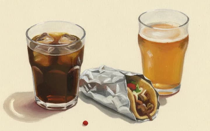 Illustration of the kind of dish Radio Coffee & Beer is known for