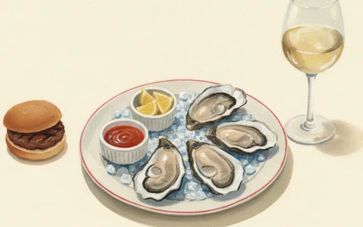 Illustration of the kind of dish Bill’s Oyster is known for