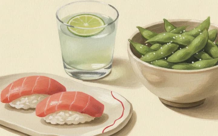 Illustration of the kind of dish Lucky Robot is known for