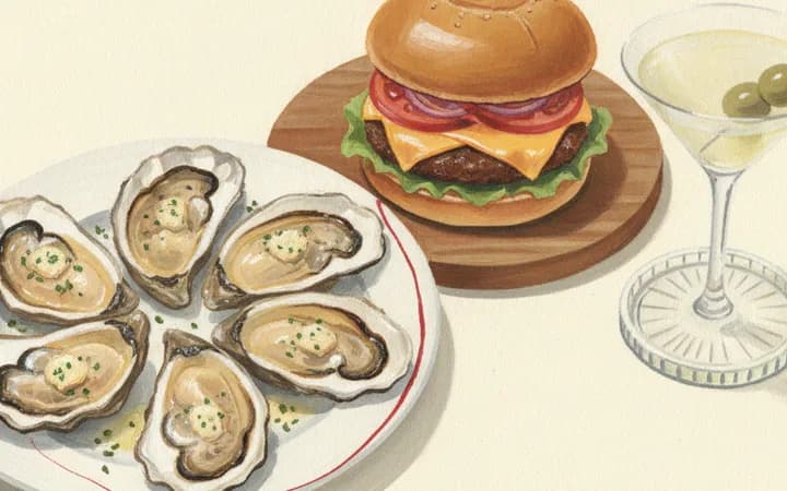 Illustration of the kind of dish Uptown Sports Club is known for