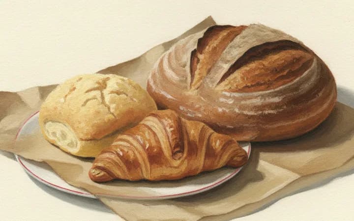Illustration of the kind of dish Comadre Panadería is known for
