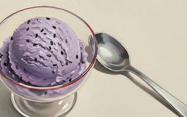 Illustration of the kind of dish Luv Fats Ice Cream is known for