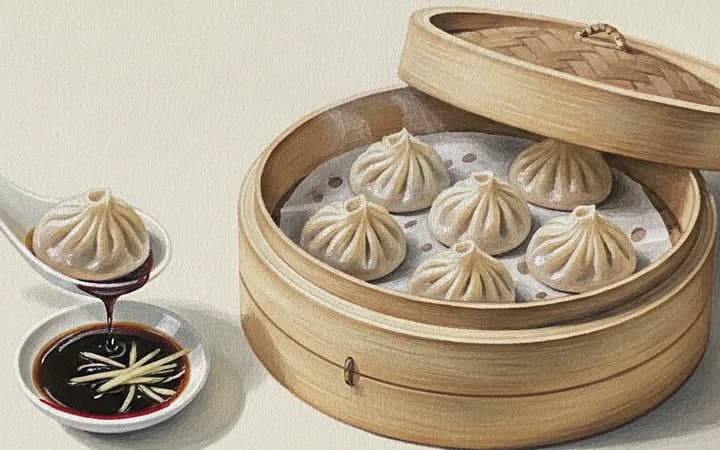 Illustration of the kind of dish Qi Austin is known for