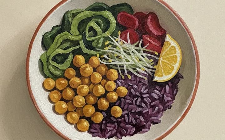 Illustration of the kind of dish Rogue Radish is known for