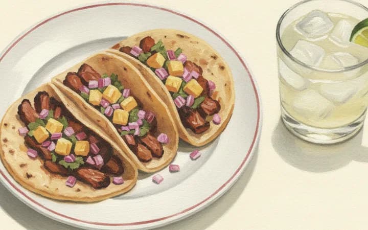 Illustration of the kind of dish Güero’s Taco Bar is known for