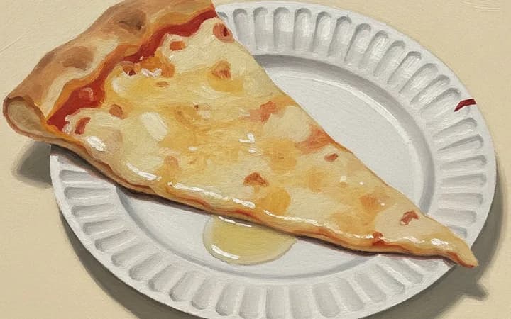 Illustration of the kind of dish Home Slice Pizza is known for