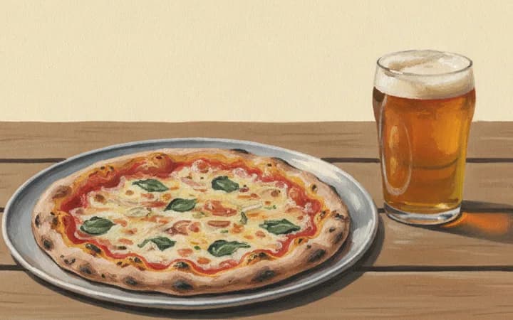Illustration of the kind of dish Side Eye Pie is known for