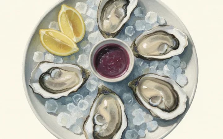 Illustration of the kind of dish Fish Shop is known for