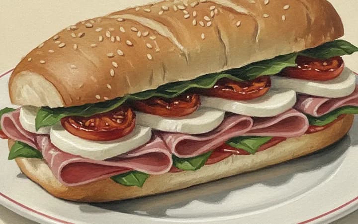 Illustration of the kind of dish High Road Deli and Bar is known for