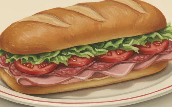 Illustration of the kind of dish Tucci’s Southside Subs is known for