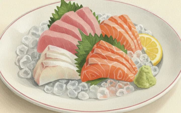 Illustration of the kind of dish Uchiko is known for