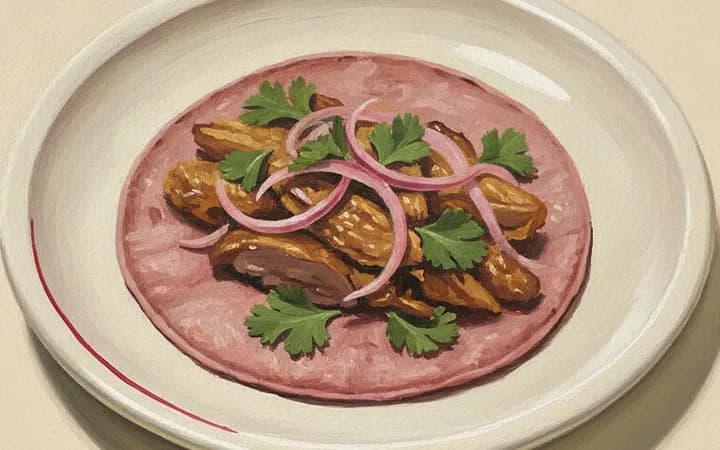 Illustration of the kind of dish Nixta Taqueria is known for