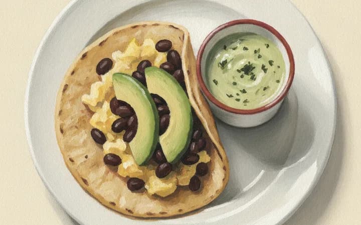 Illustration of the kind of dish Tacodeli is known for